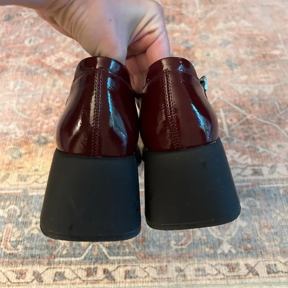 Vagabond Burgundy Mary Jane Shoes - Picture 6 of 7